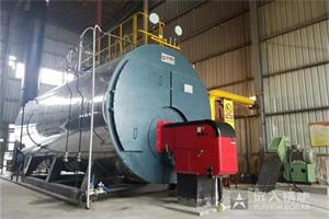 湖北建材廠三和管樁15噸燃氣蒸汽鍋爐